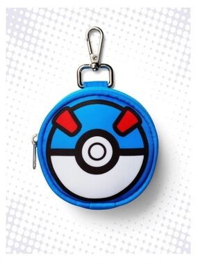 Blue Poké Ball Ultra Ball Bag Charm from Pokémon x Target, Limited Edition